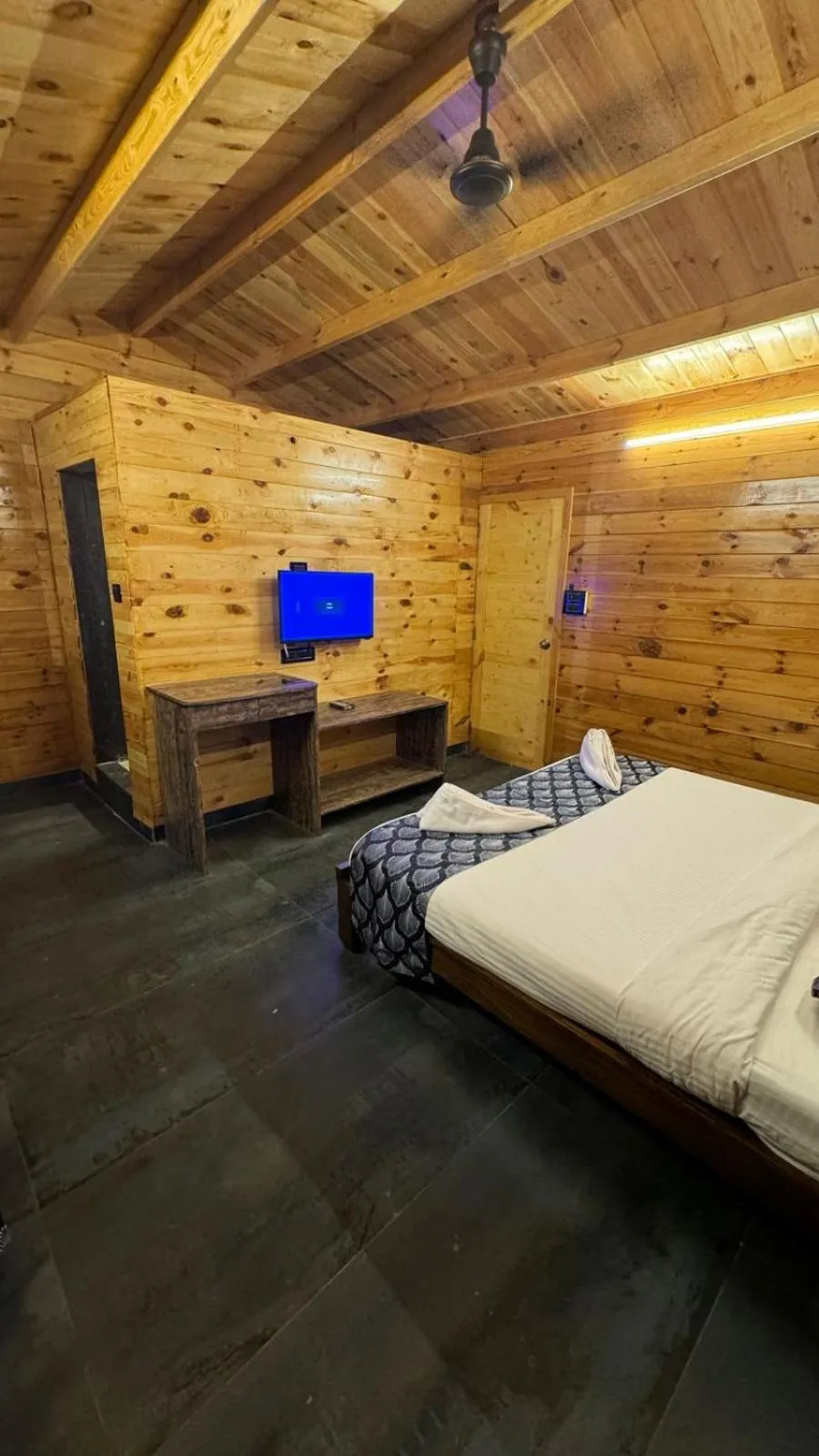 Bed in OZIBA BEACH RESORT