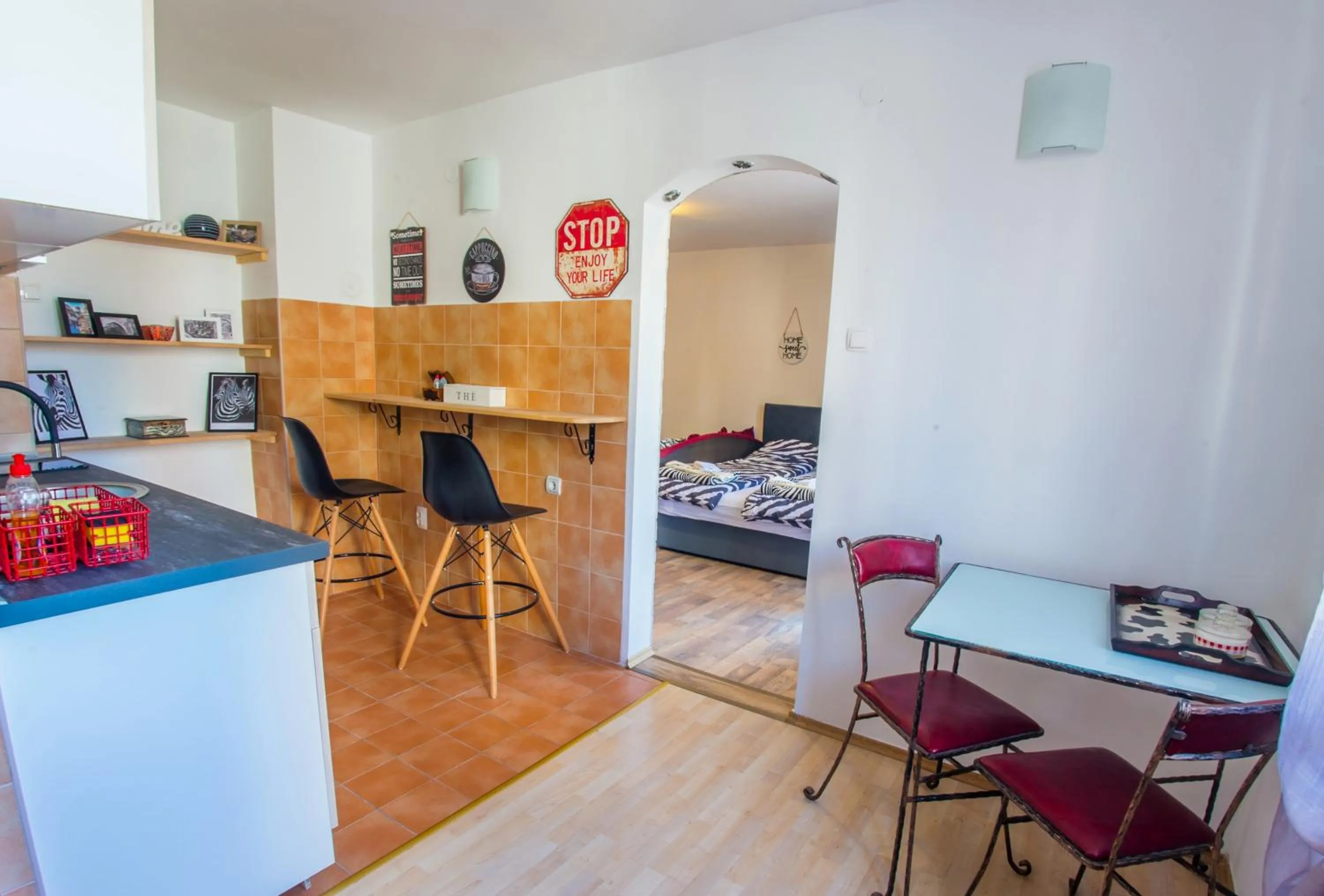 Studio Apartment Zebra