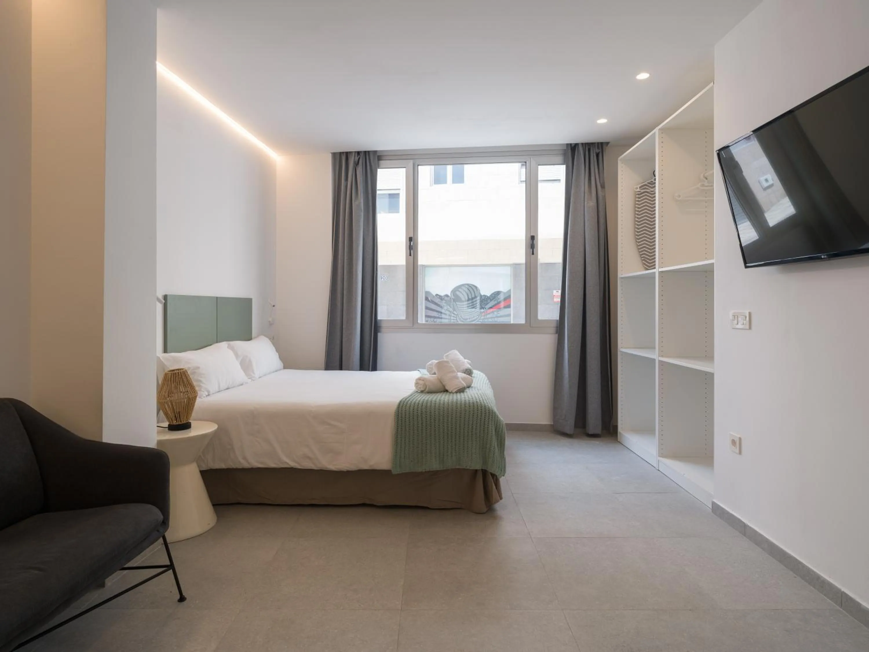 Bed in Shabolo Apartments Las Palmas