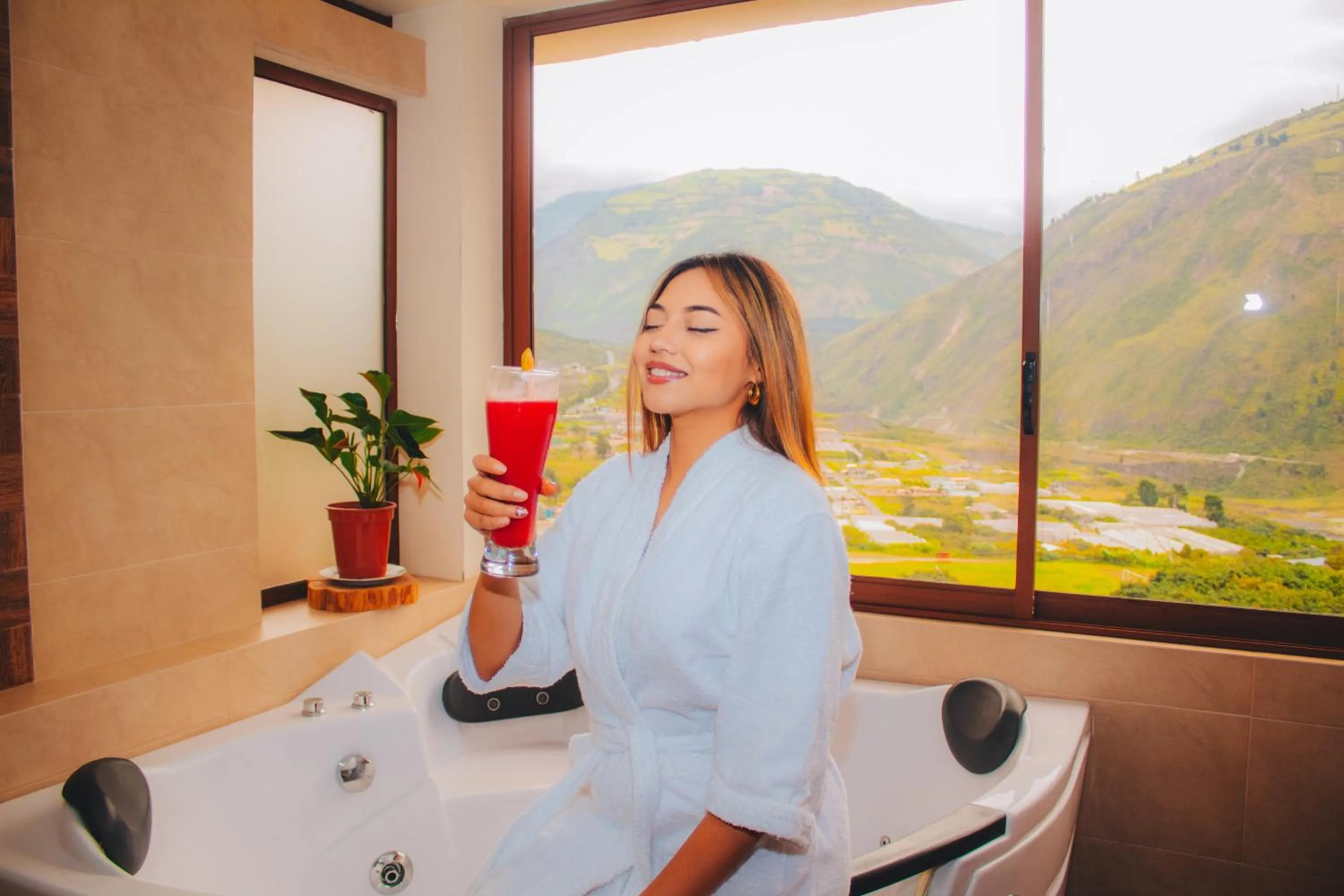 Bed in Spa Hotel Etelvina