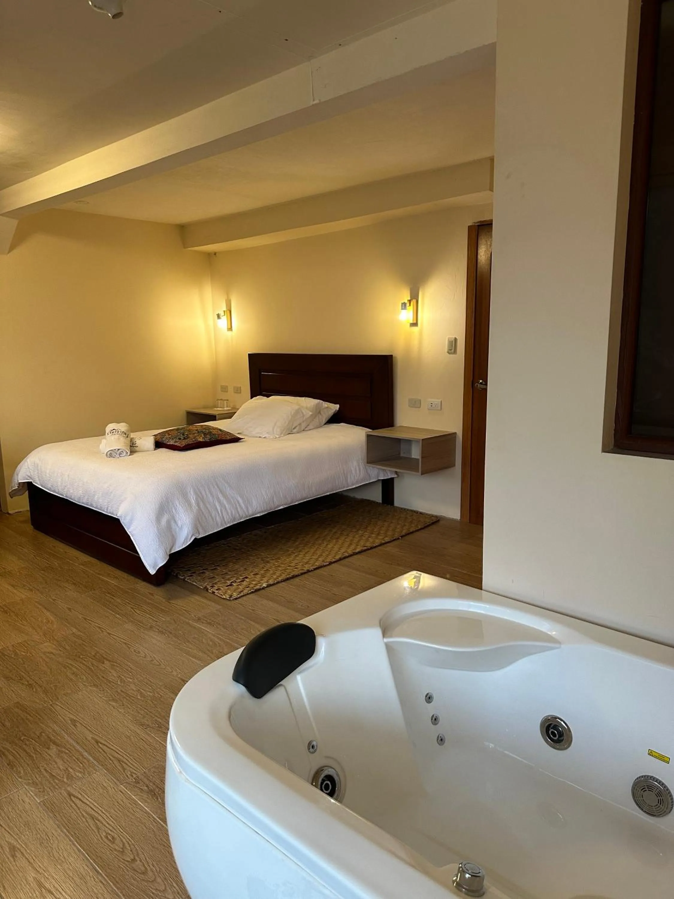 Bed in Spa Hotel Etelvina