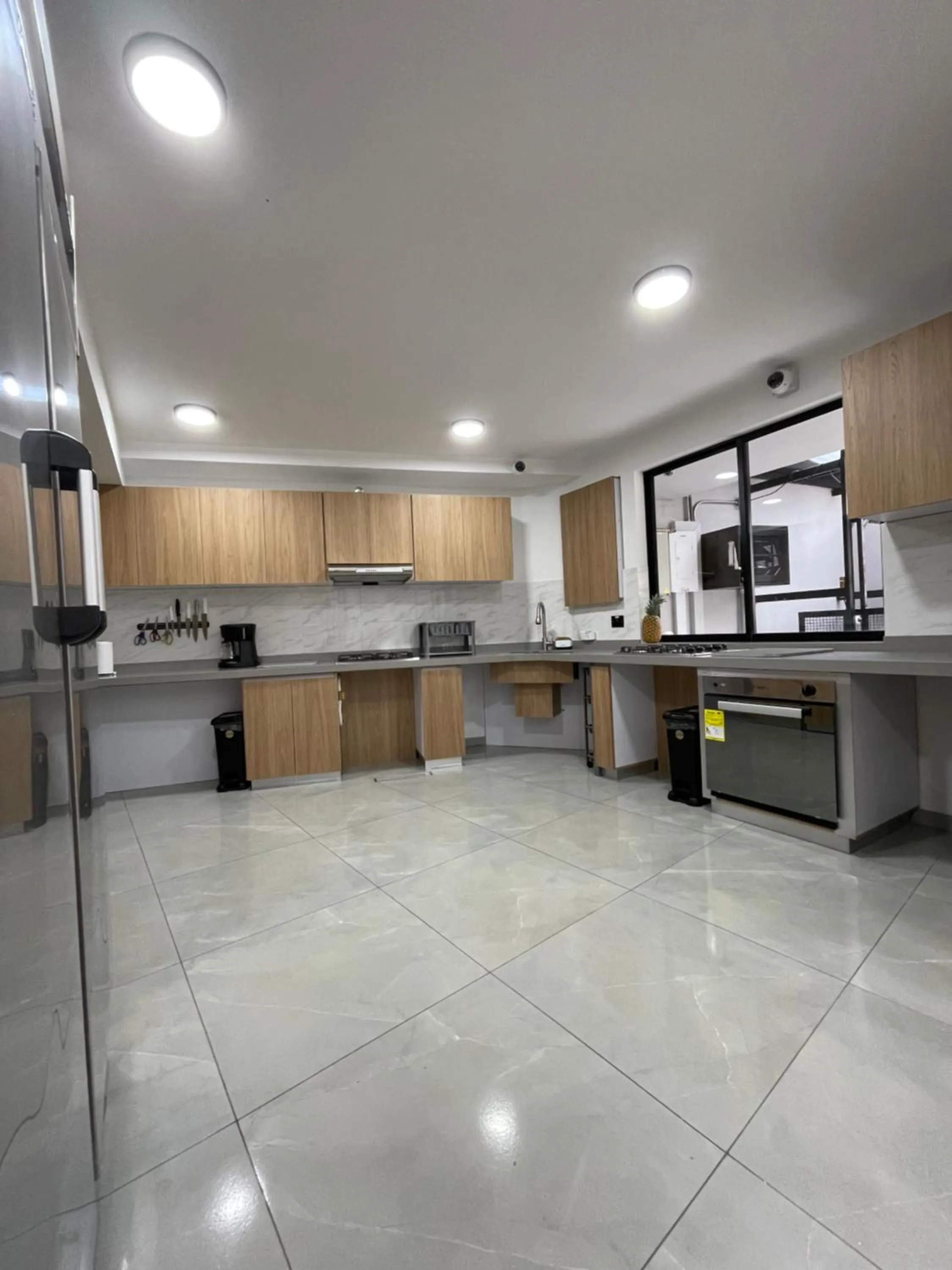 Communal kitchen in Hotel Casa Kreenty