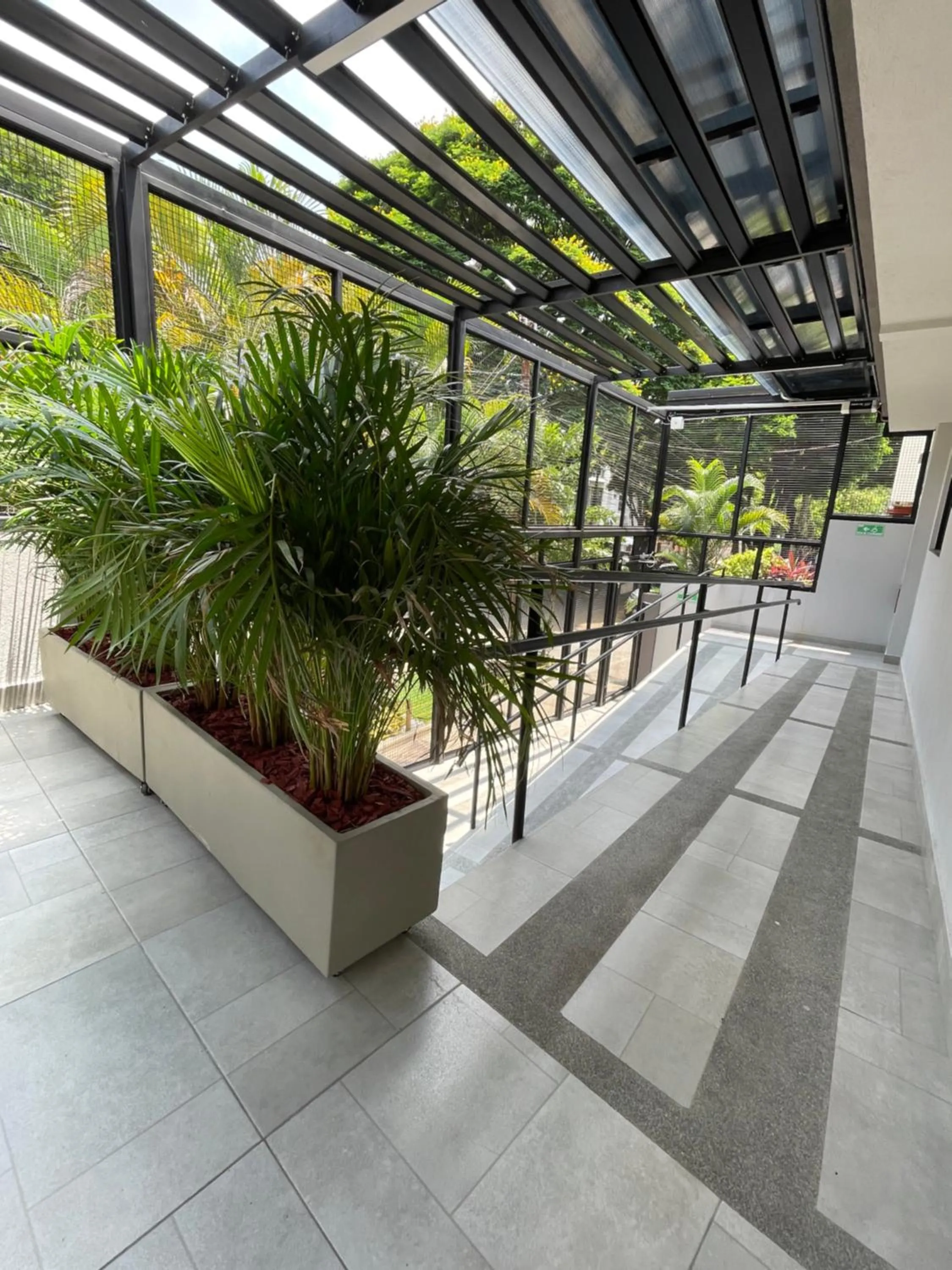 Garden view in Hotel Casa Kreenty