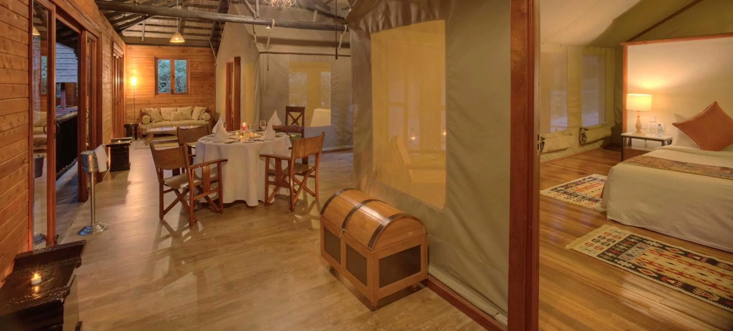 Living room, Bed in Sarova Mara Game Camp