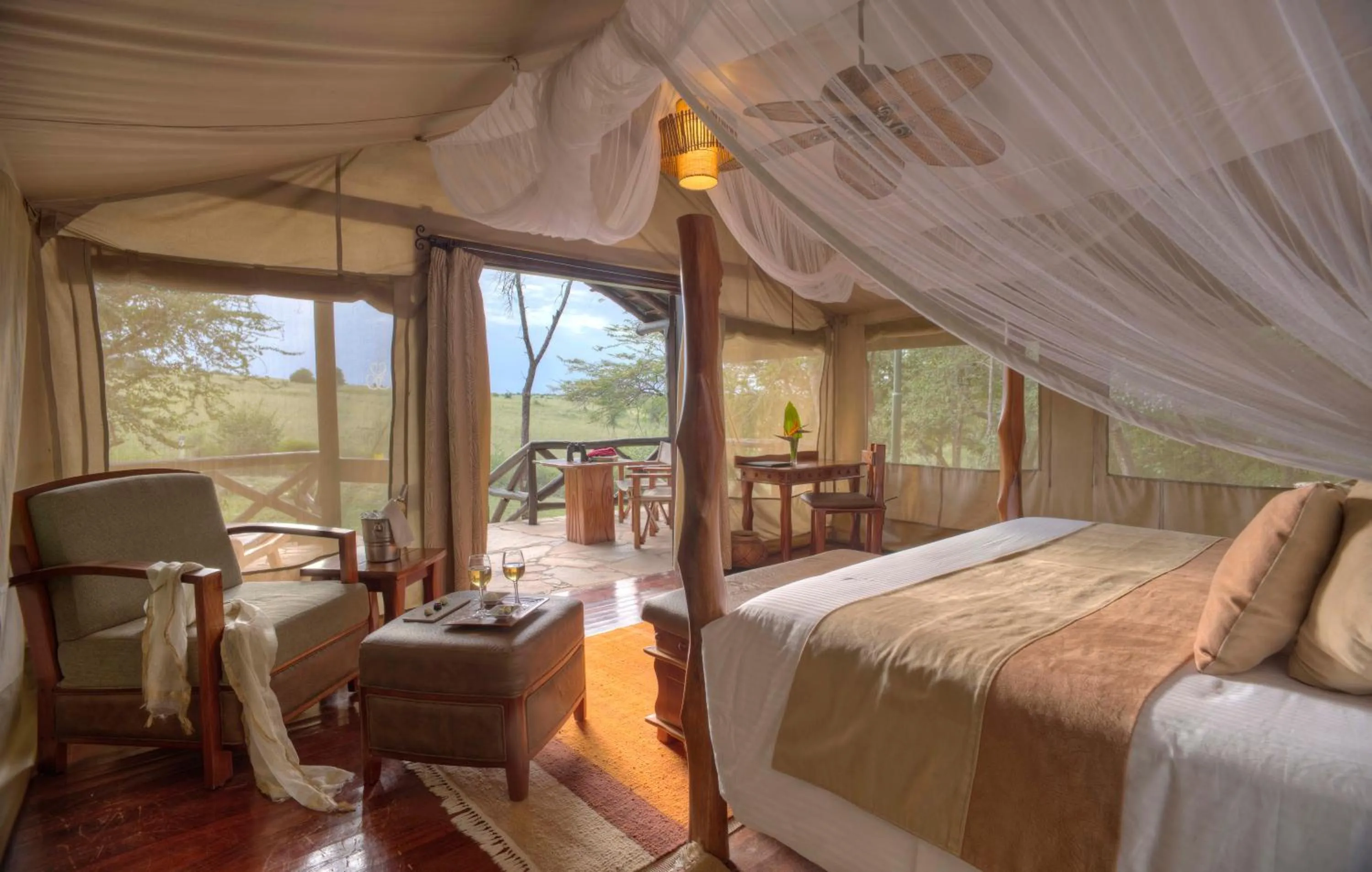 Photo of the whole room, Bed in Sarova Mara Game Camp