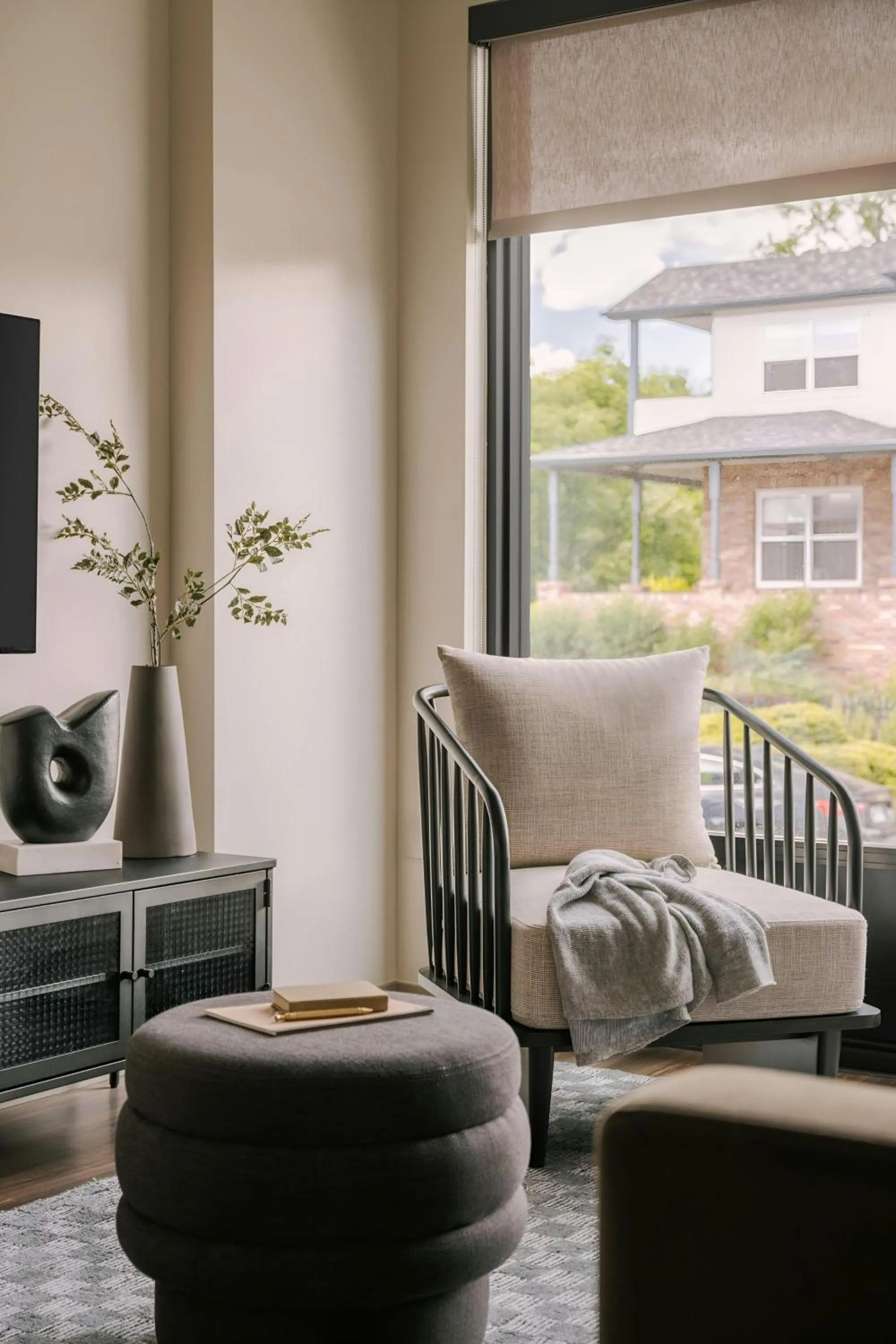 Living room in Sonder Skyline Apartments LoHi
