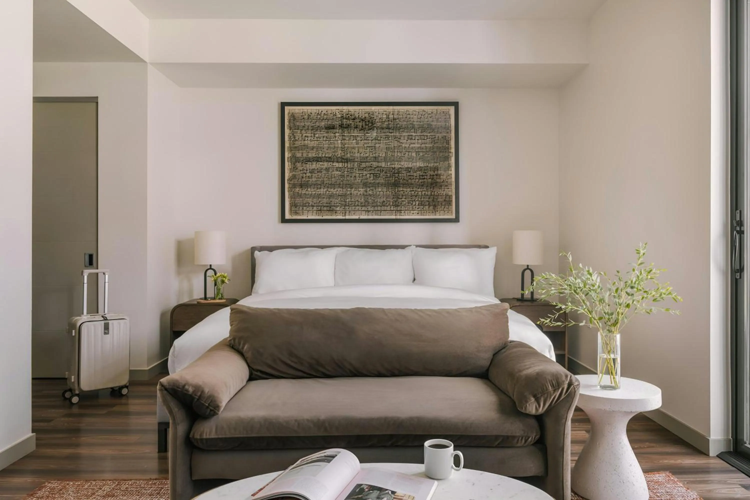 Bedroom, Bed in Sonder Skyline Apartments LoHi