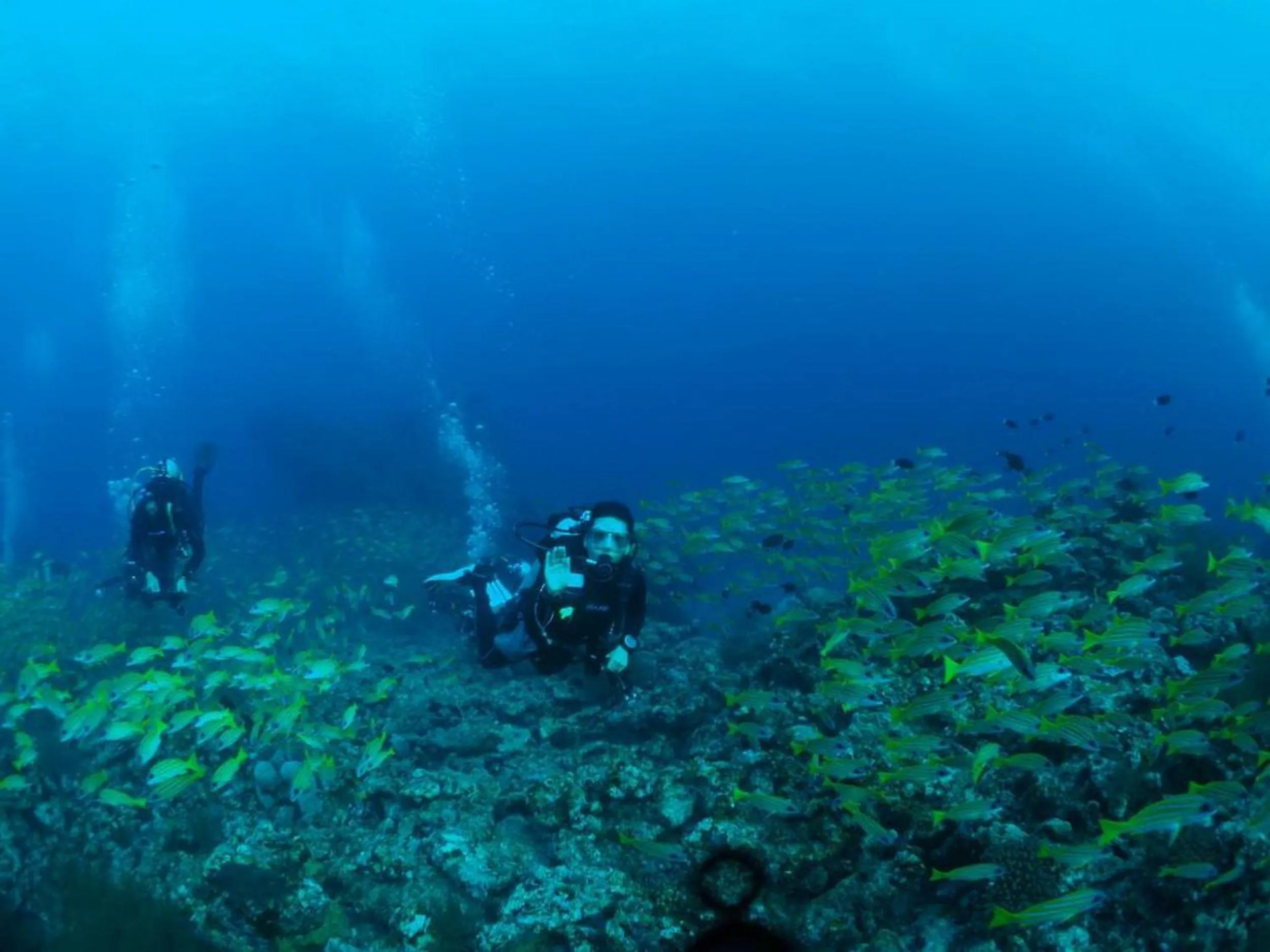 People in Adroit Beach Inn