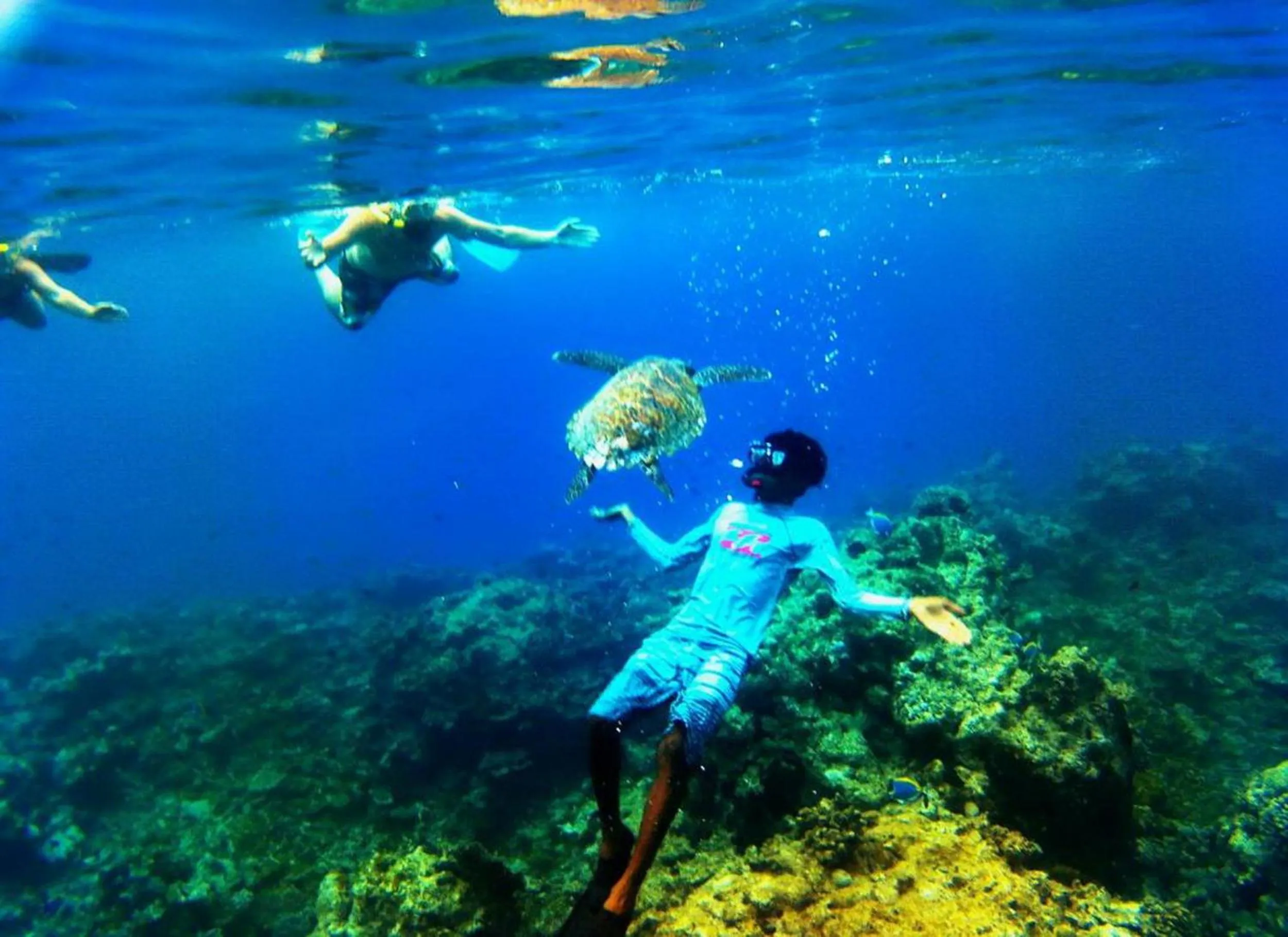 People in Adroit Beach Inn