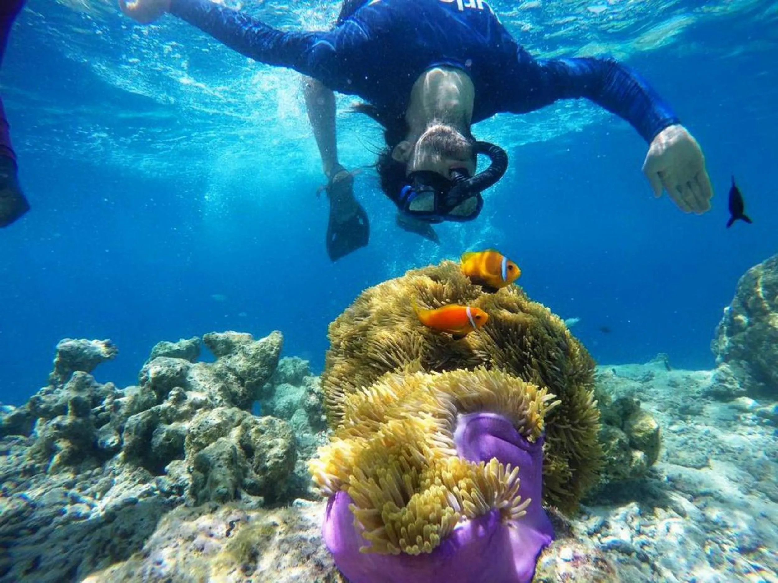 People in Adroit Beach Inn