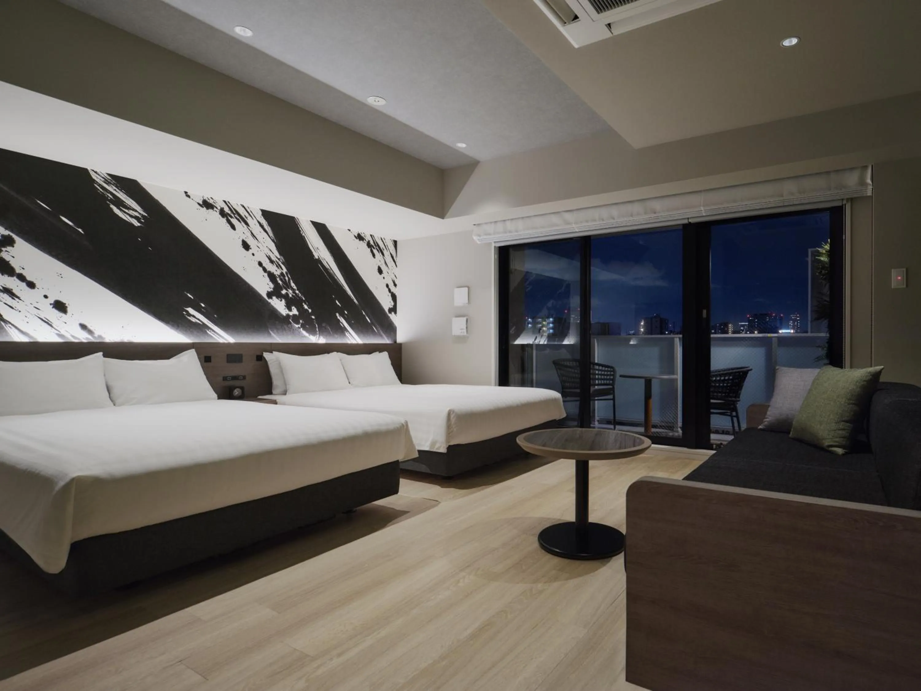 Bed in MONday Apart Premium Asakusa