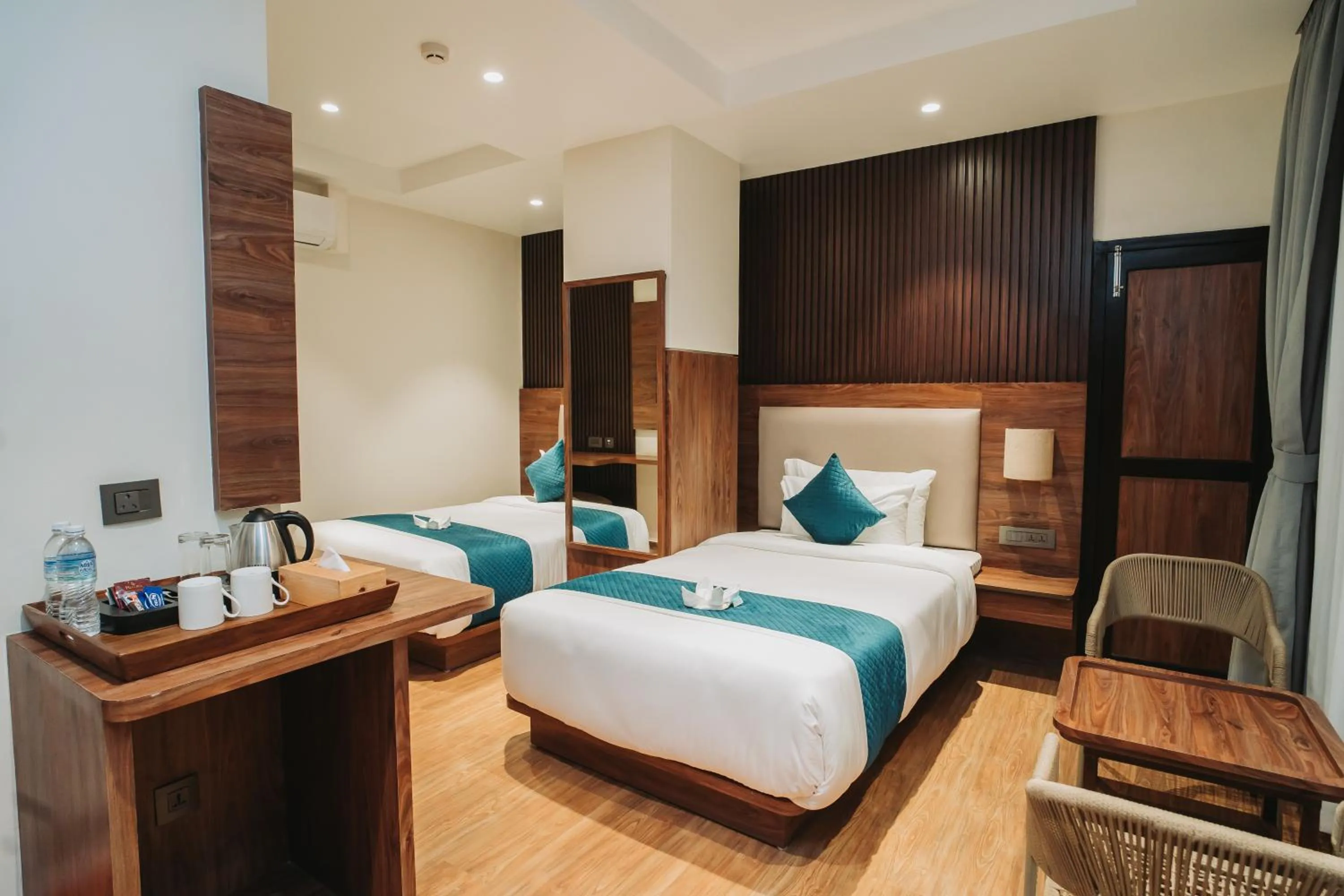 Bed in Dees Boutique Hotel