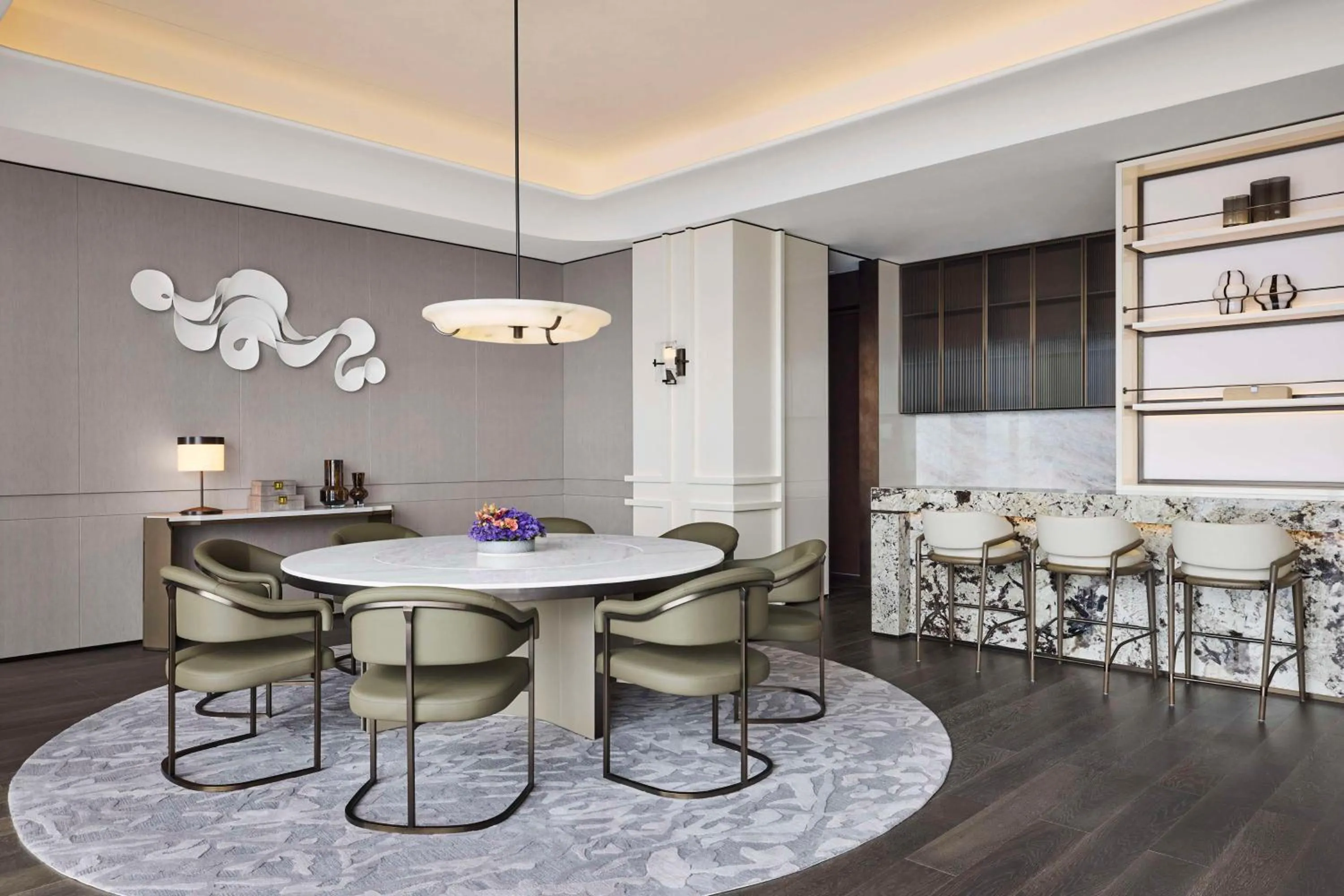 Living room in Conrad Chongqing