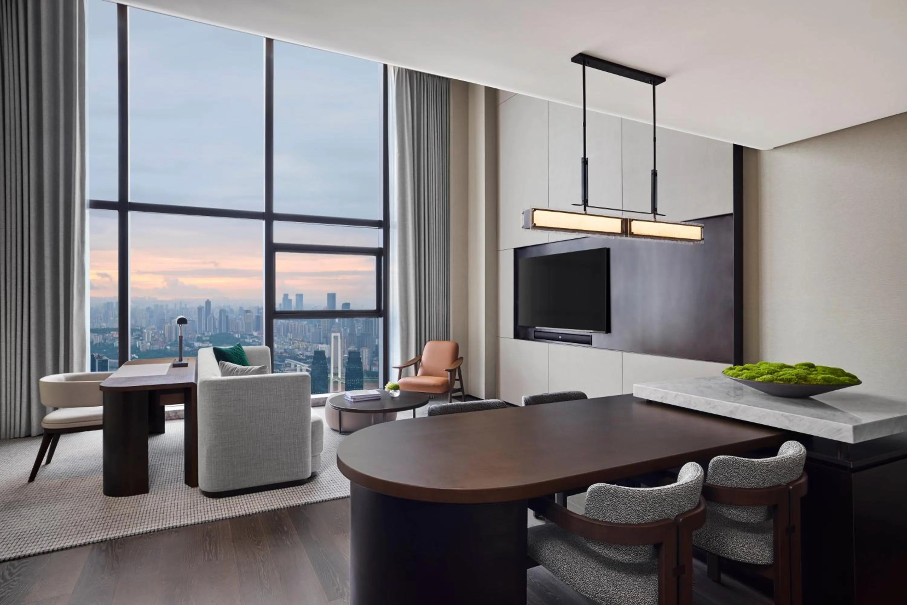 Communal lounge/ TV room in Conrad Chongqing