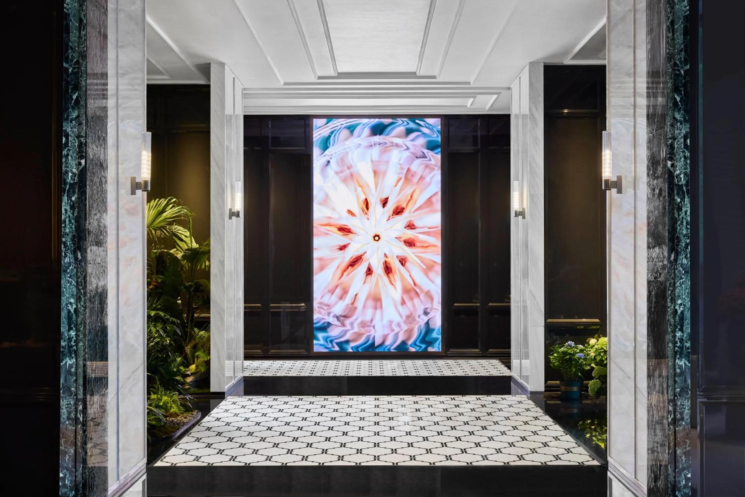 Decorative detail in Conrad Chongqing