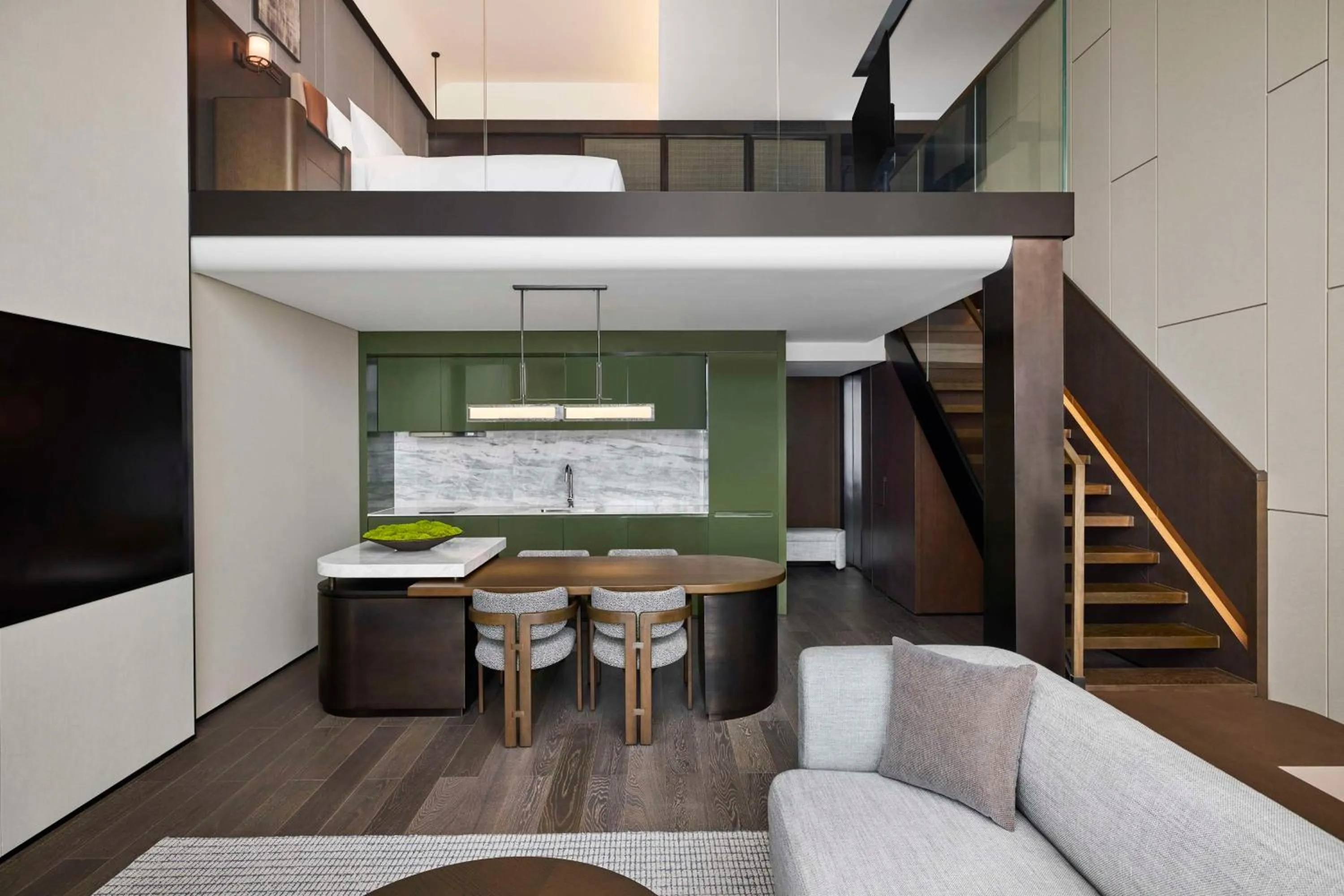 Living room in Conrad Chongqing