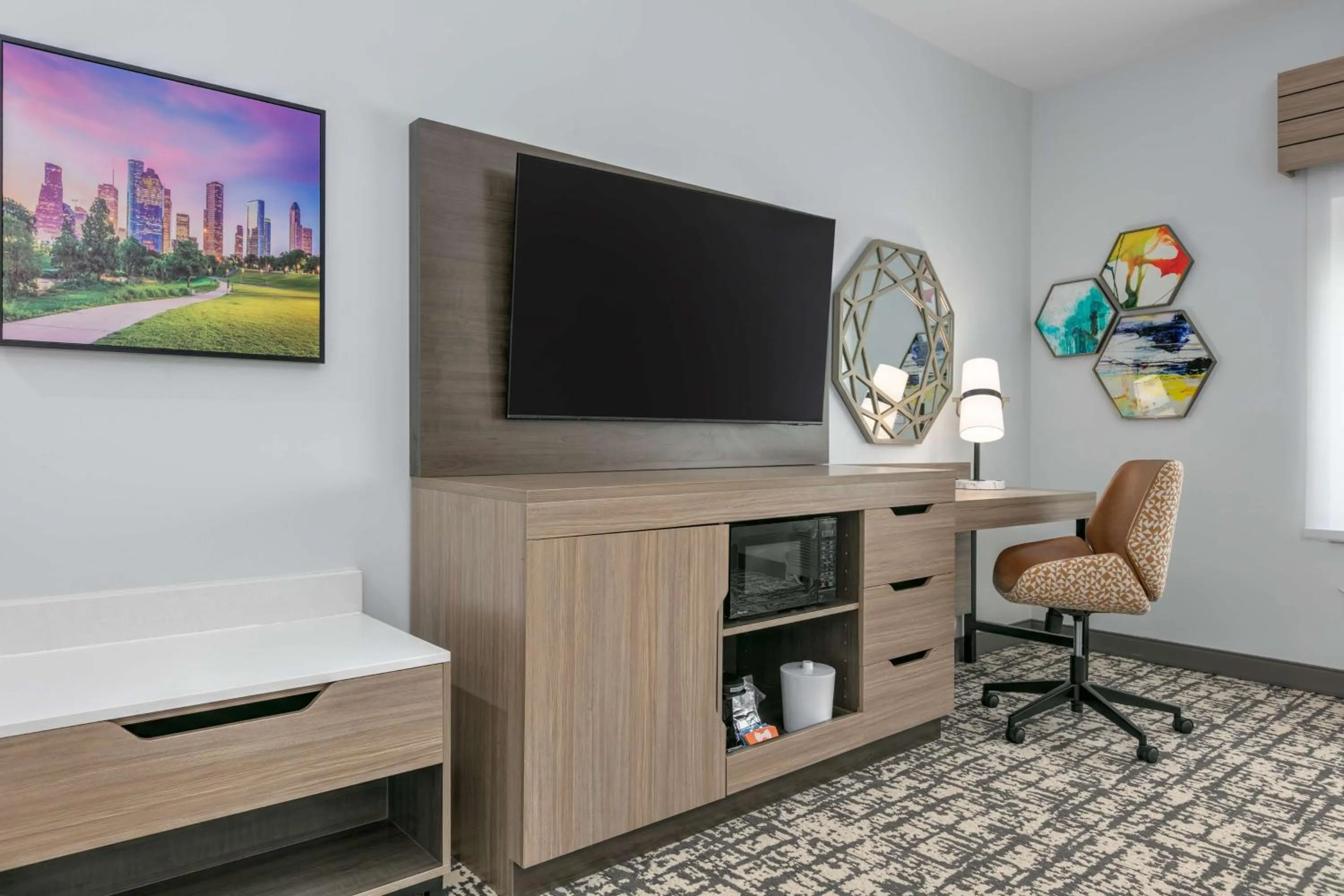 Bedroom, Bed in Hampton Inn & Suites by Hilton Shenandoah The Woodlands