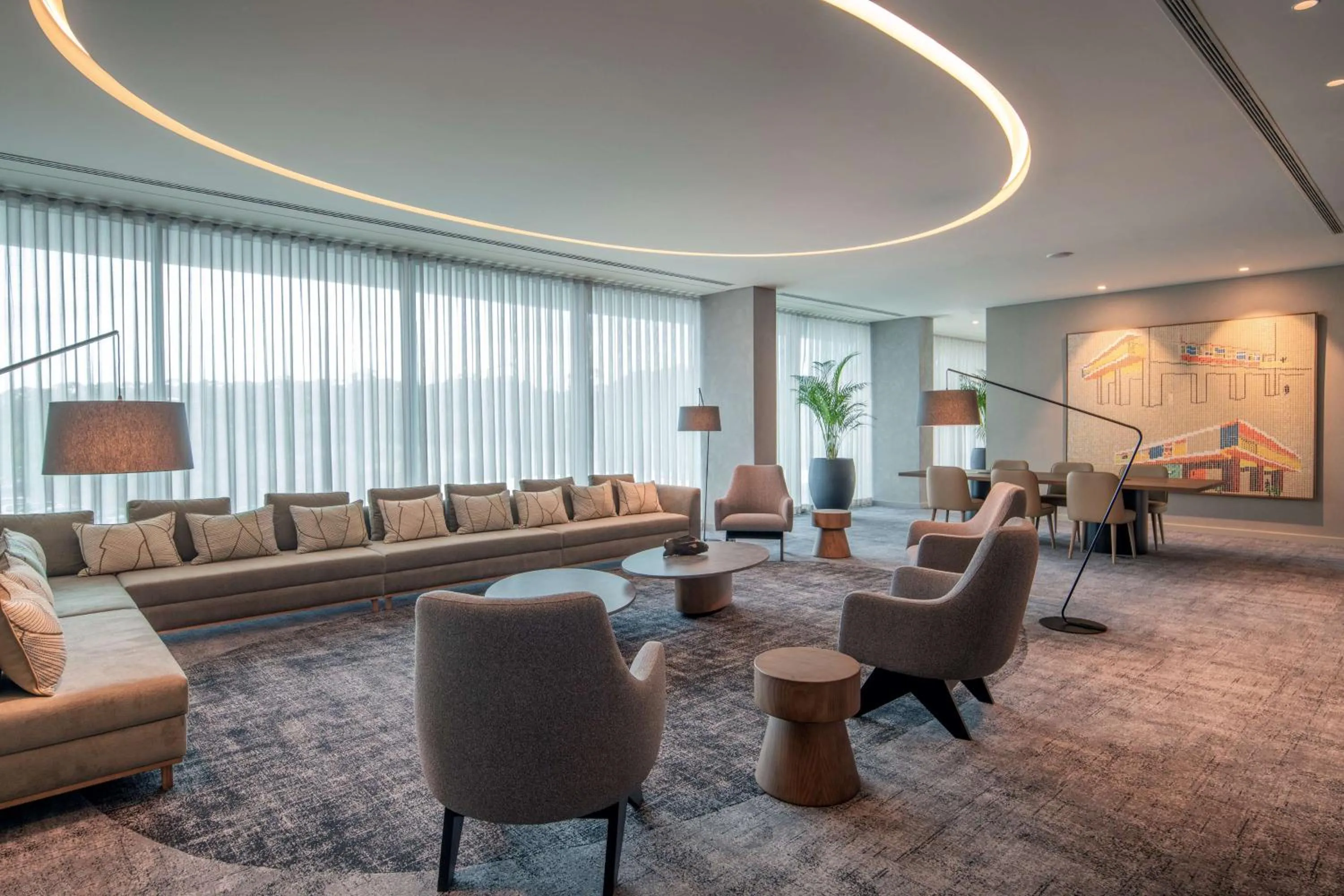 Seating area in Doubletree By Hilton Lagoa Azores