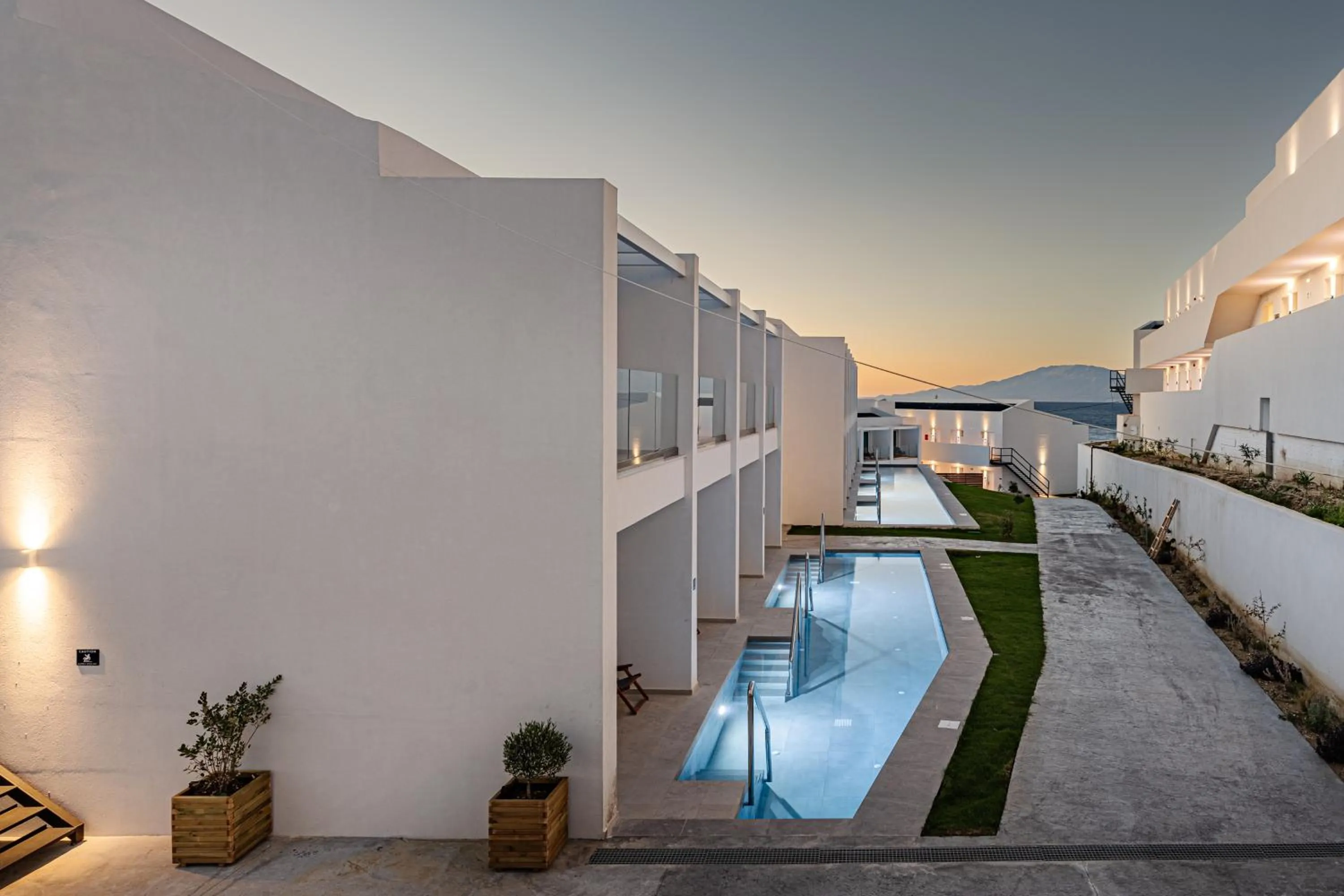 Property building in Magique Bleu Suites