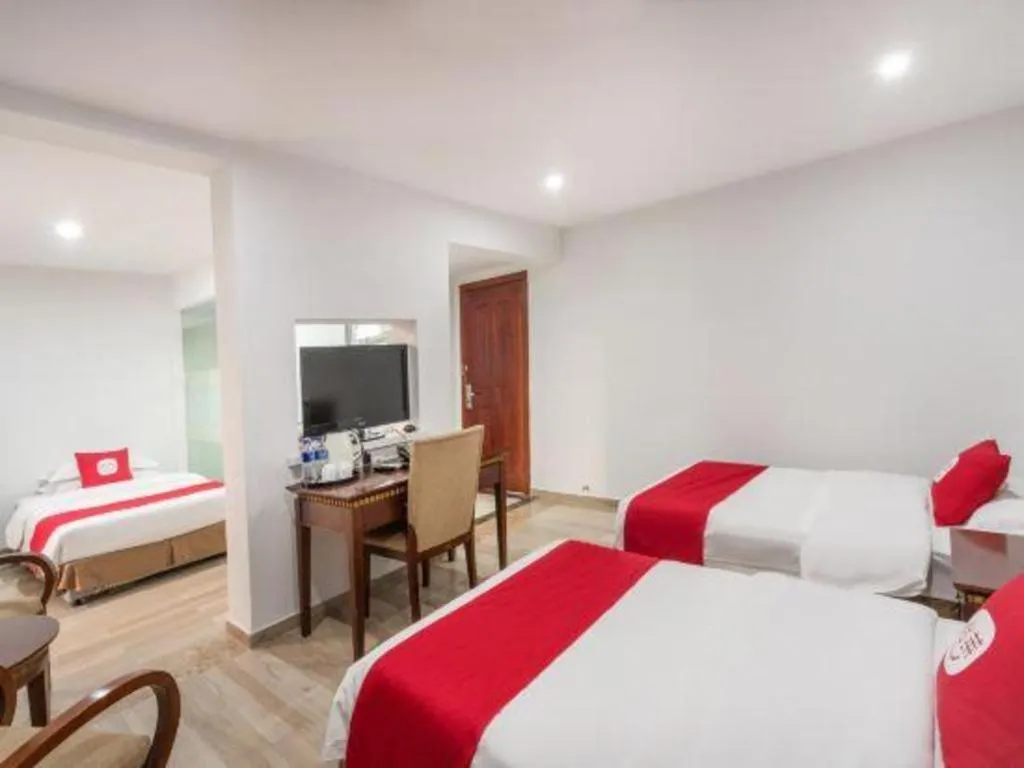 Bed in Nantong GuoDu Hotel