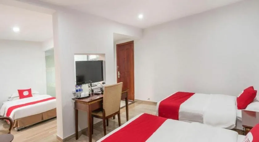 Bed in Nantong GuoDu Hotel