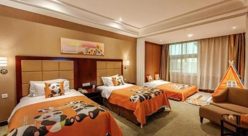 Bed in Zhongzhou International Hotel