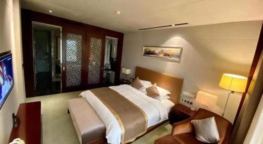 Bed in Zhongzhou International Hotel