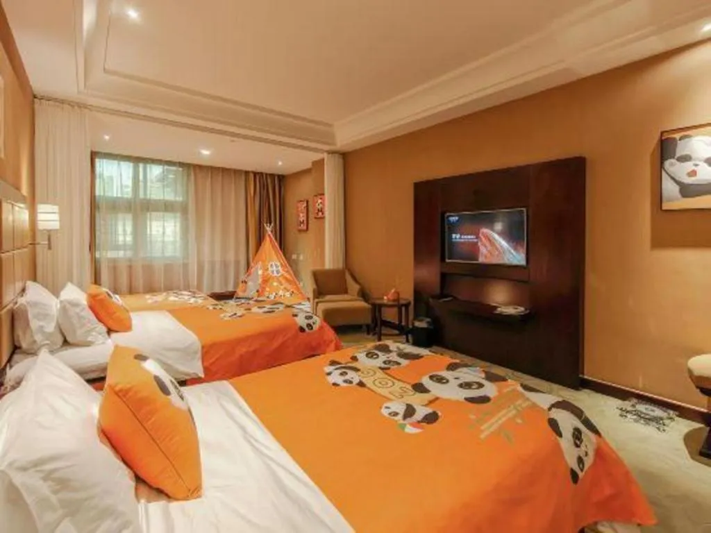 Bed in Zhongzhou International Hotel