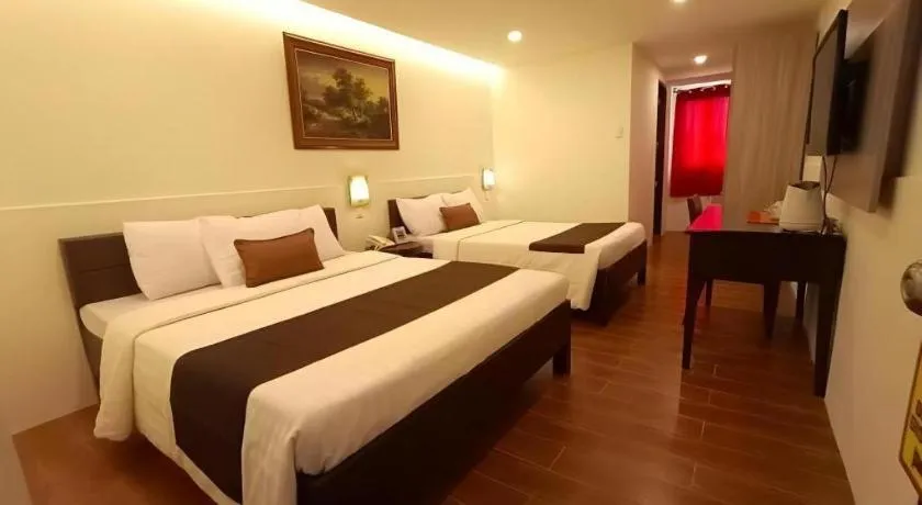 Bed in Hotel Asuncion