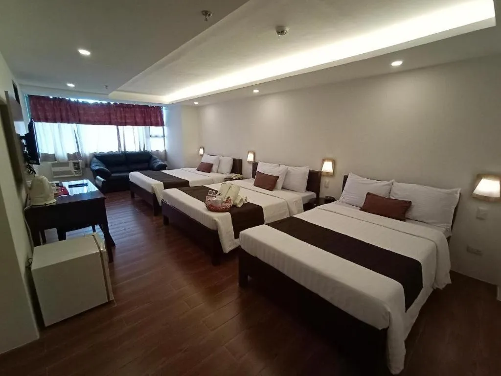 Bed in Hotel Asuncion