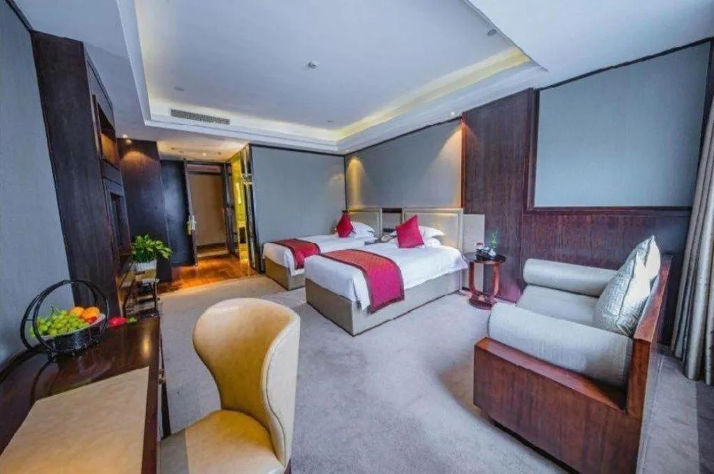 Bed in Shaoxing Yintai Hotel