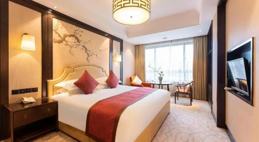 Bed in Shaoxing Yintai Hotel
