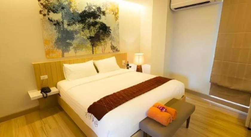 Bed in P.72 Hotel