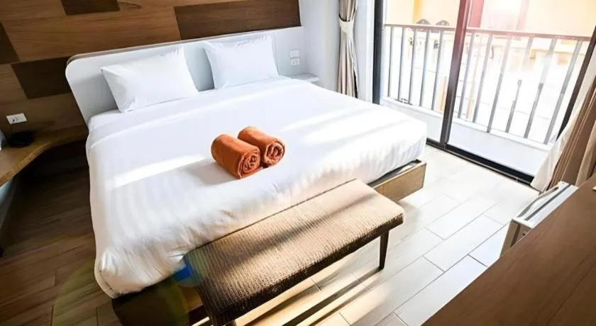 Bed in P.72 Hotel