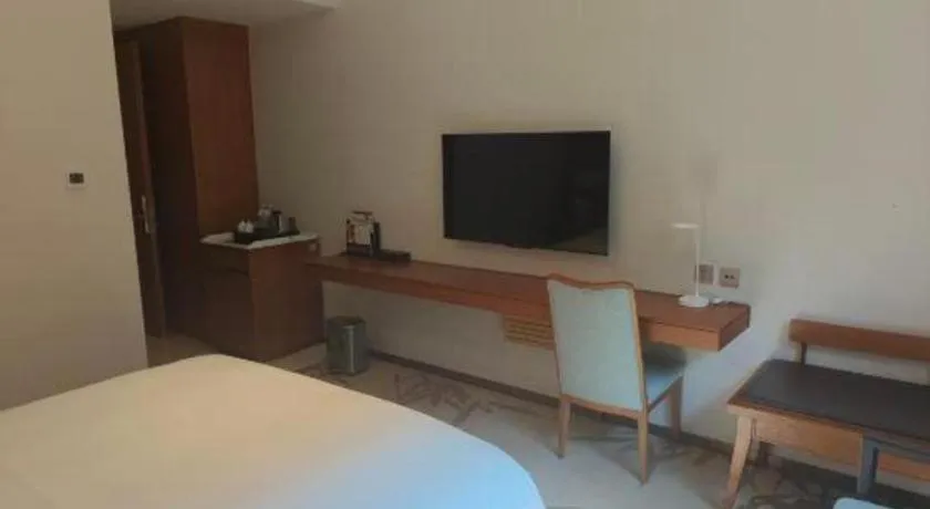 Bed in Lian Yun Hotel