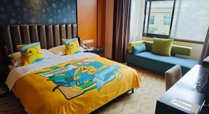 Bed in Lian Yun Hotel