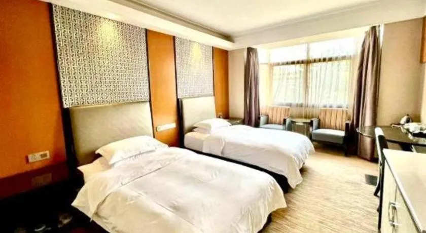 Bed in Lian Yun Hotel