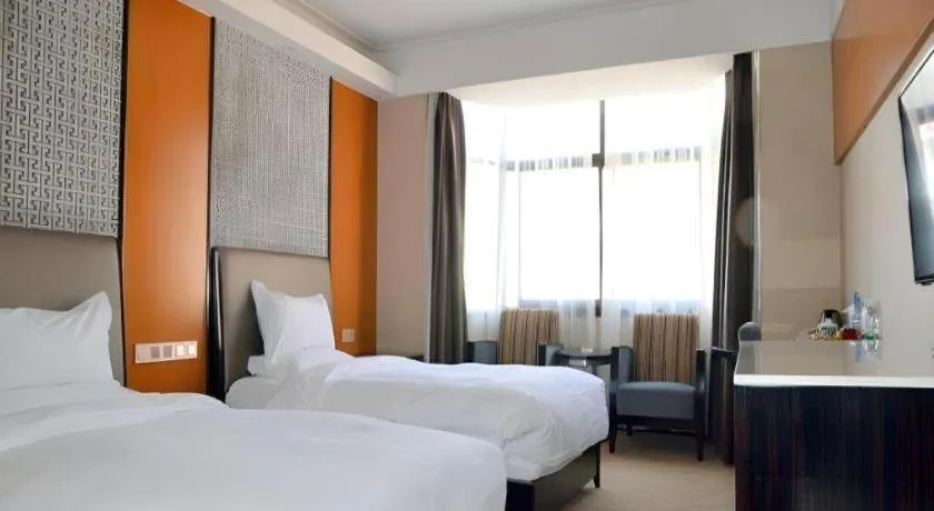 Bed in Lian Yun Hotel