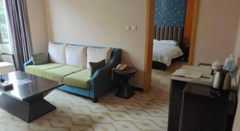 Bed in Lian Yun Hotel