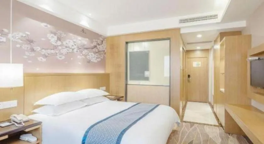 Bed in Huzhou Zhebei Hotel