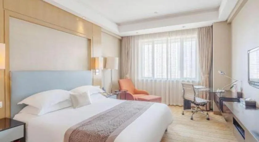 Bed in Huzhou Zhebei Hotel