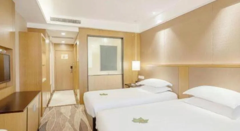 Bed in Huzhou Zhebei Hotel