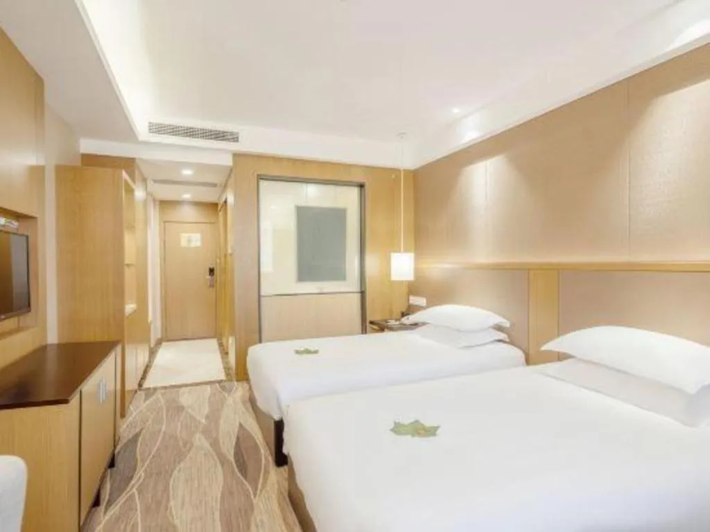 Bed in Huzhou Zhebei Hotel