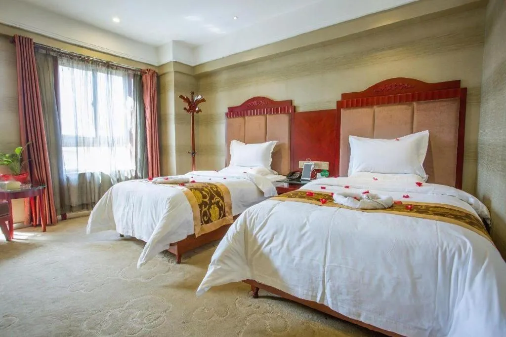 Bed in Xian Katie Eastman Hotel