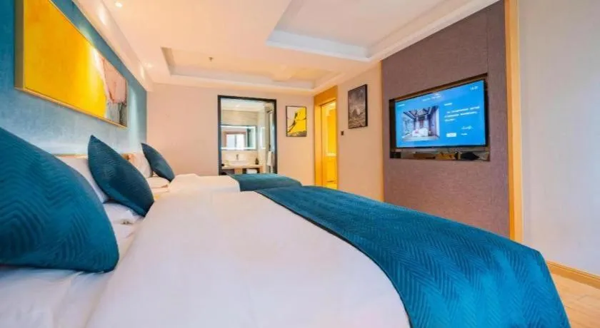 Bed in Xian Katie Eastman Hotel