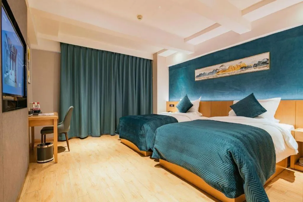 Bed in Xian Katie Eastman Hotel