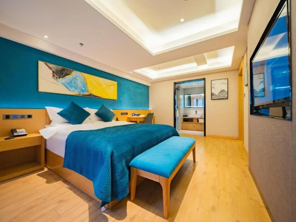 Bed in Xian Katie Eastman Hotel