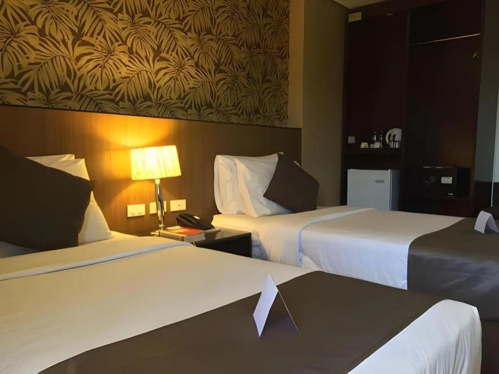 Bed in GT Hotel Bacolod