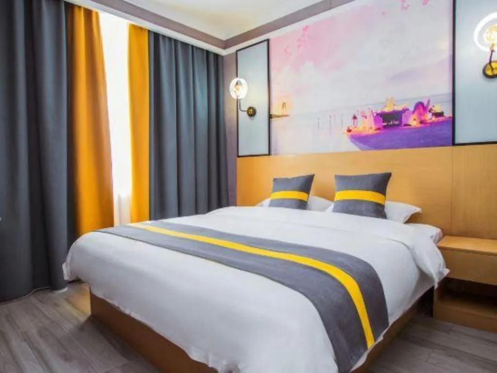 Bed in Jintone Hotel Beiliu Yongan Branch