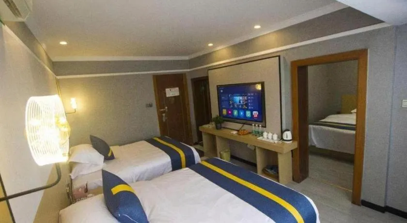 Bed in Jintone Hotel Beiliu Yongan Branch